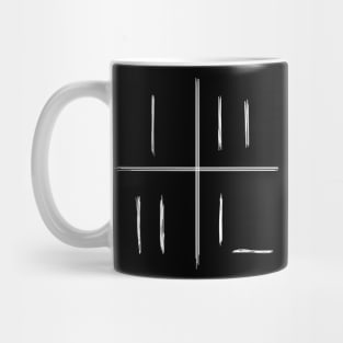 LOSS Meme - Scribble White Mug